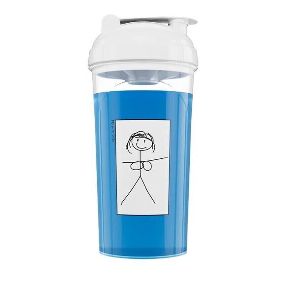 GamerSupps GG Waifu Cup Stick Figure Waifu Limited Edition Shaker Cup - Picture 3 of 5